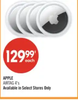 Shoppers Drug Mart APPLE AIRTAG 4's offer