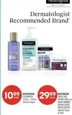 Shoppers Drug Mart NEUTROGENA CLEANSERS offer