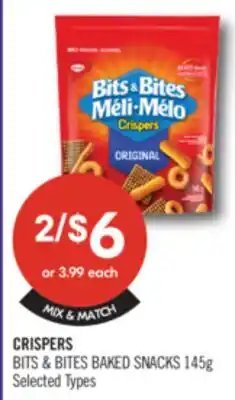 Shoppers Drug Mart CRISPERS BITS & BITES BAKED SNACKS offer