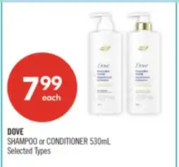 Shoppers Drug Mart Dove SHAMPOO OR CONDITIONER offer
