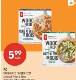 Shoppers Drug Mart PC WOOD FIRED FROZEN PIZZA offer