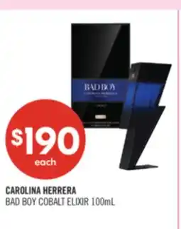 Shoppers Drug Mart CAROLINA HERRERA BAD BOY COBALT ELIXIR offer