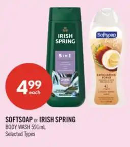 Shoppers Drug Mart SOFTSOAP or IRISH SPRING BODY WASH offer