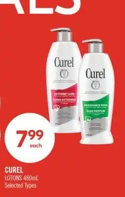 Shoppers Drug Mart CUREL LOTONS offer