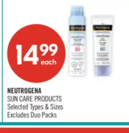 Shoppers Drug Mart NEUTROGENA SUN CARE PRODUCTS offer
