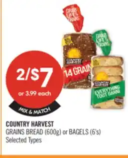 Shoppers Drug Mart COUNTRY HARVEST GRAINS BREAD offer