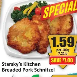 Starsky Starsky's Kitchen Breaded Pork Schnitzel offer