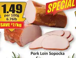 Starsky Pork Loin Sopocka offer