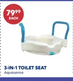 Wellwise by Shoppers Aquasense 3-IN-1 TOILET SEAT offer