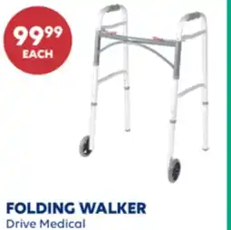 Wellwise by Shoppers Drive Medical FOLDING WALKER offer