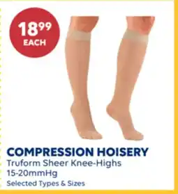 Wellwise by Shoppers Truform Sheer Knee Highs COMPRESSION HOSIERY offer