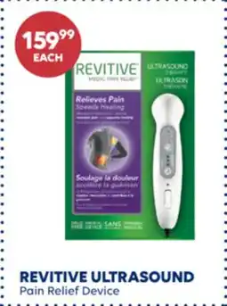 Wellwise by Shoppers REVITIVE ULTRASOUND Pain Relief Device offer