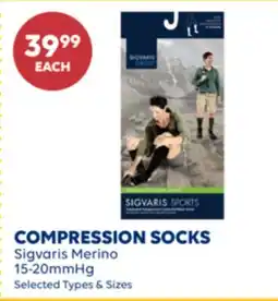 Wellwise by Shoppers Sigvaris Merino COMPRESSION SOCKS offer