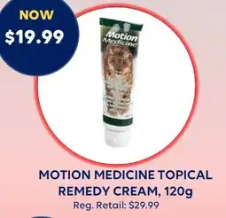 Wellwise by Shoppers MOTION MEDICINE TOPICAL REMEDY CREAM, 120g offer