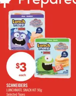 Shoppers Drug Mart SCHNEIDERS LUNCHMATE SNACK KIT offer