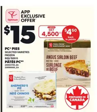 Independent City Market PC PIES, 800/900 G offer