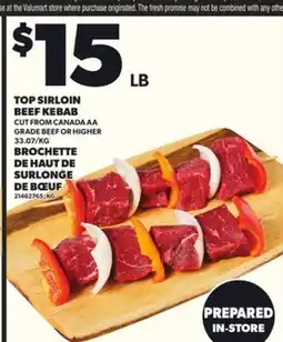 Independent City Market TOP SIRLOIN BEEF KEBAB offer