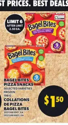 Independent City Market BAGEL BITES PIZZA SNACKS, 198 G offer