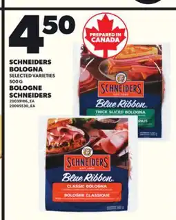 Independent City Market SCHNEIDERS BOLOGNA, 500 G offer