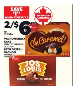 Independent City Market VACHON SNACK CAKE, 252-336 G offer