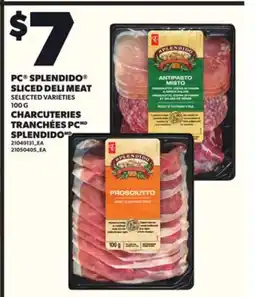 Independent City Market PC SPLENDIDO SLICED DELI MEAT, 100 G offer