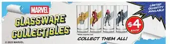 Independent City Market MARVEL GLASSWARE COLLECTIBLES offer