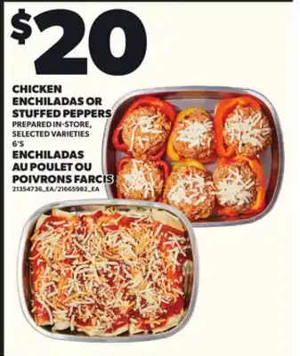 Independent City Market CHICKEN ENCHILADAS OR STUFFED PEPPERS, 6'S offer