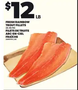 Independent City Market FRESH RAINBOW TROUT FILLETS offer