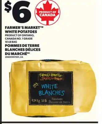Independent City Market FARMER'S MARKET WHITE POTATOES, 10 LB BAG offer