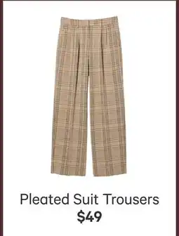 Joe Fresh Pleated Suit Trouser offer