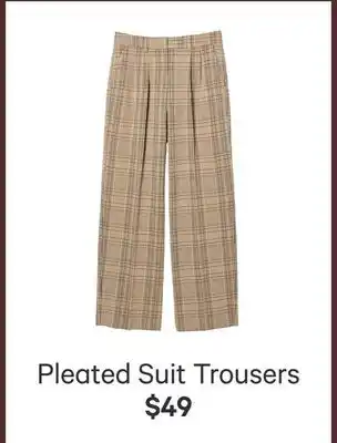 Joe Fresh Pleated Suit Trouser offer