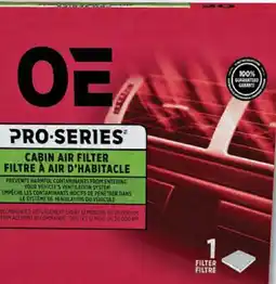 PartSource OE Cabin Air Filter offer