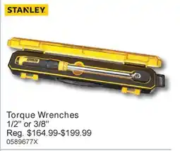 PartSource Stanley Torque Wrenches offer