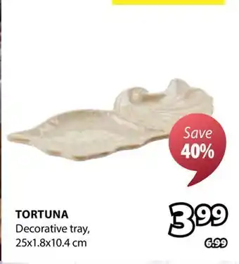 JYSK TORTUNA Decorative tray offer