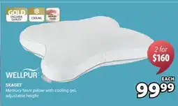 JYSK SKAGET Memory foam pillow with cooling offer