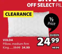 JYSK VOLDA Pillow, medium firm offer