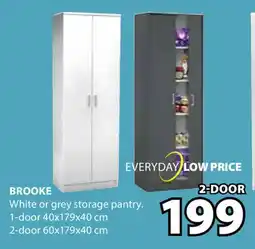 JYSK BROOKE White or grey storage pantry offer