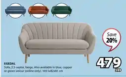 JYSK EGEDAL SOFA offer