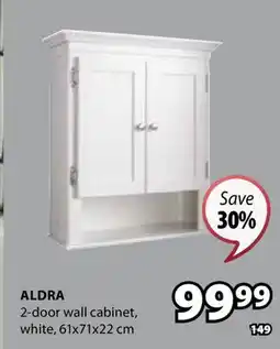 JYSK ALDRA 2-door wall cabinet offer
