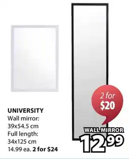 JYSK UNIVERSITY Wall mirror offer