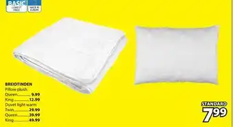 JYSK Breidtinden Pillow plush offer