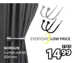 JYSK BORGUN Curtain rod kit offer