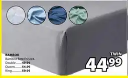 JYSK Bamboo Bamboo fitted sheet offer
