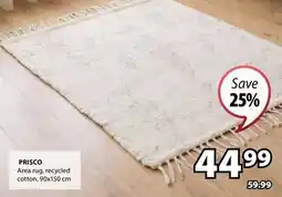 JYSK PRISCO Area rug recycled cotton offer