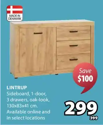 JYSK LINTRUP Sideboard offer