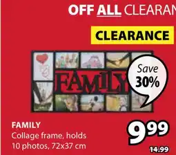 JYSK FAMILY Collage frame offer