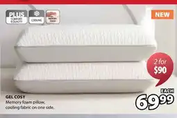 JYSK GEL COSY Memory foam pillow offer