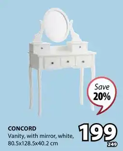 JYSK Concord Vanity offer