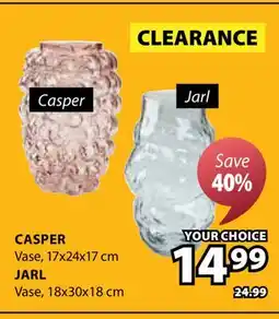 JYSK Casper Vase offer
