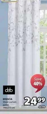 JYSK BRESCIA Sheer curtain panel offer